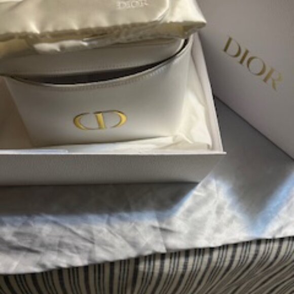 NWT Christian Dior Makeup Case with Mirror and Headband inc. Box and Ribbon - Picture 7 of 11